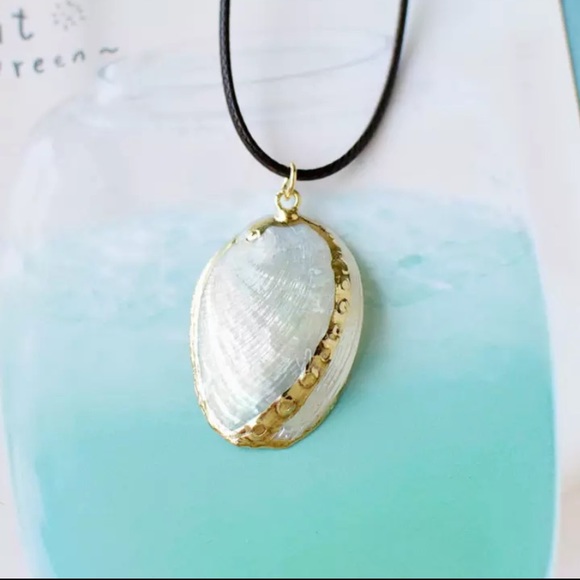 Jewelry - NEW Abalone Shell Pendant Necklace